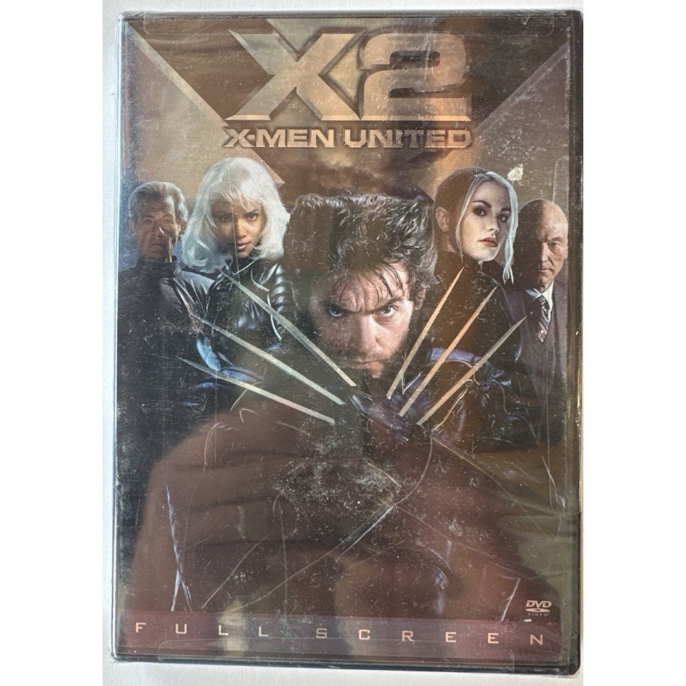 X2: X-Men United (DVD, 2003, Full screen, Action) New & Sealed (17)